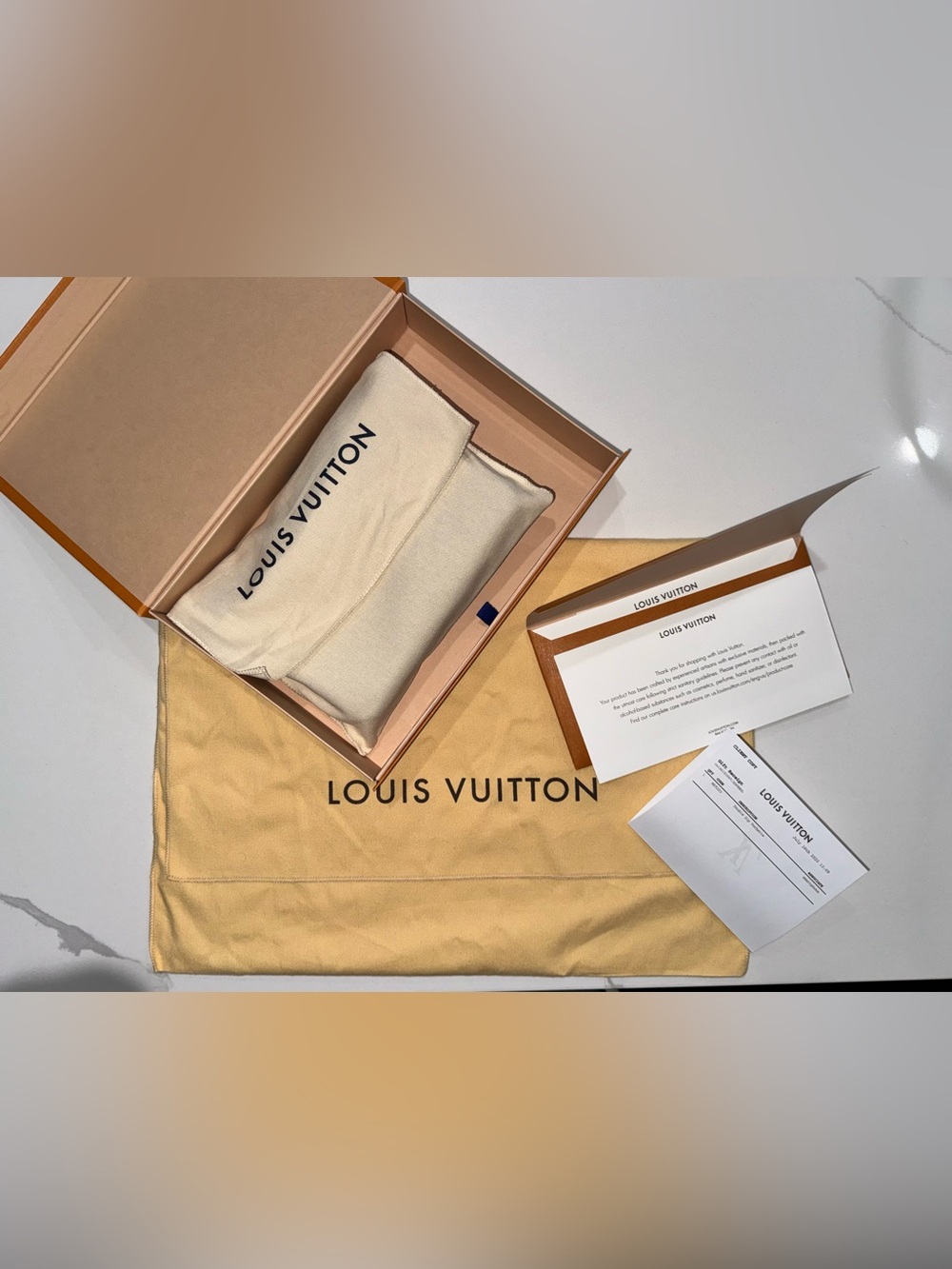 Louis Vuitton Double Zip Pochette Reverse Monogram Giant Crossbody Box Dust Bag - Picture 16 of 16